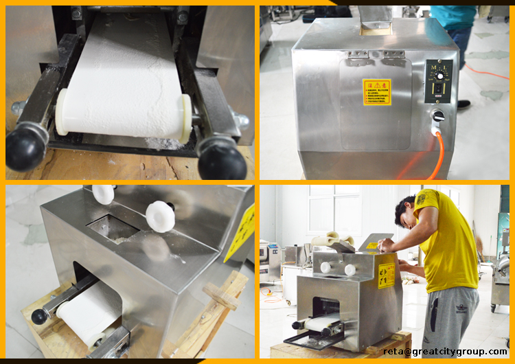 commercial mini dumpling wrapper skin samosa skin tabletop dumpling skin making machine maker