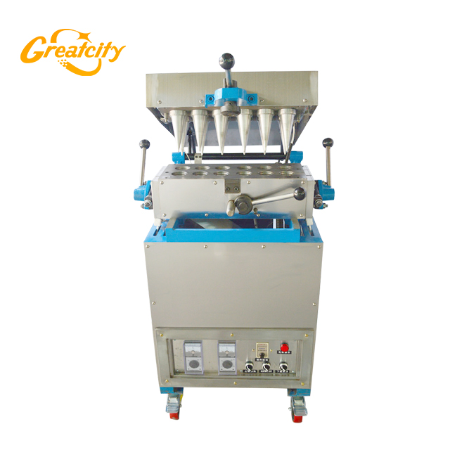 Automatic Commercial Rolled Sugar Cone Baking Machine ice cream cone